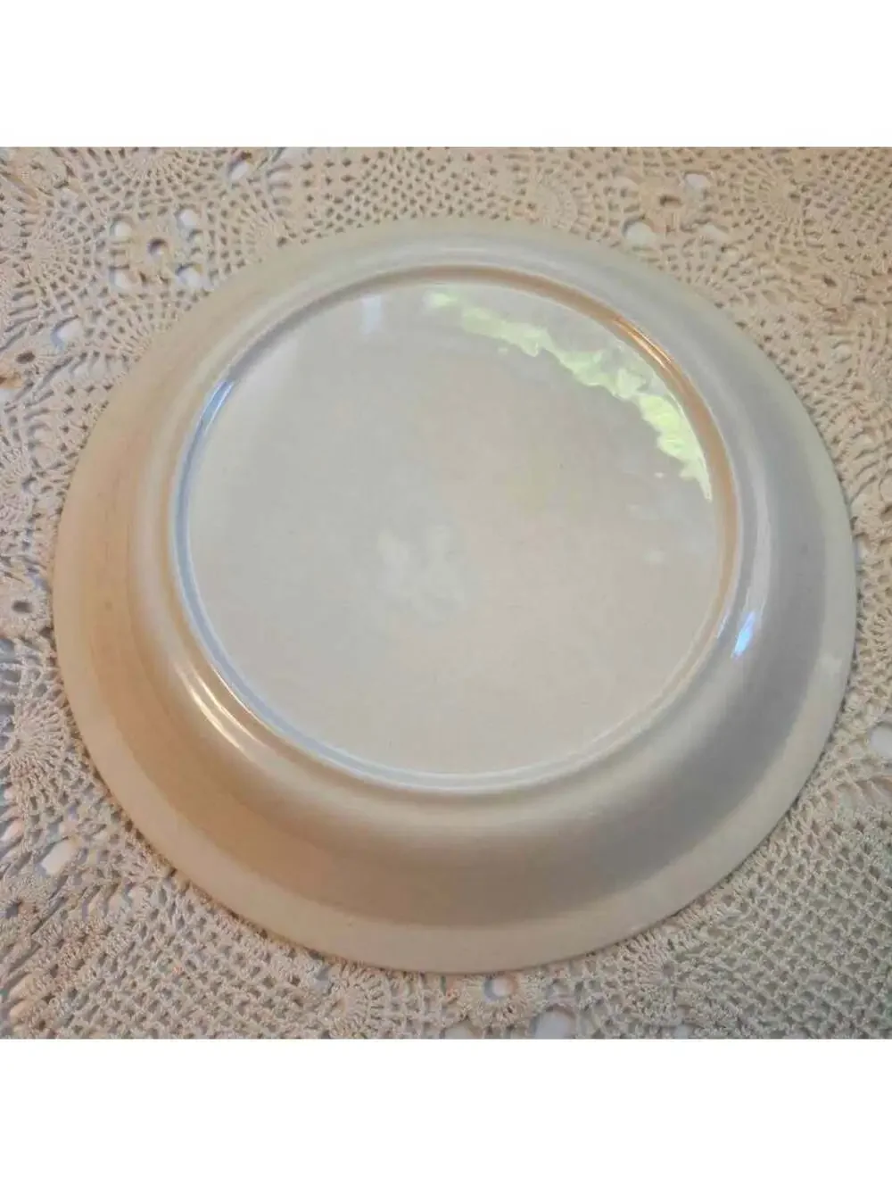 Vintage Apple Pie Plate with Recipe